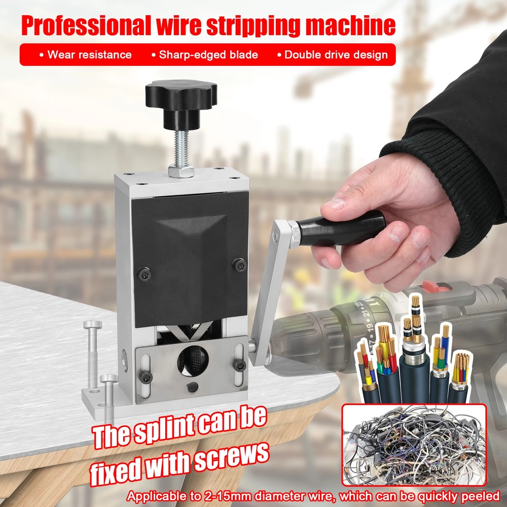 Household Wire Stripper Manual Wire Stripping Tool Cable Peeling Machine