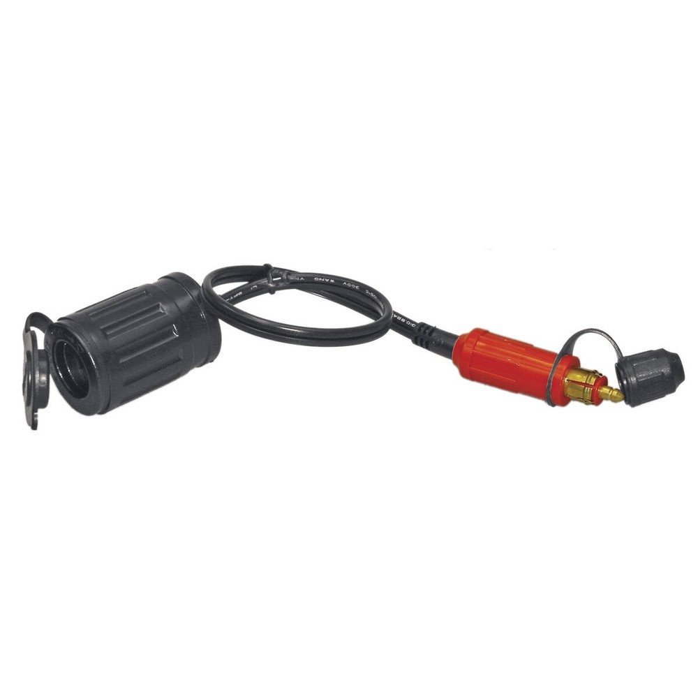 Tecmate 12 in. DIN to Cigarette Lighter Socket Adapter - O16