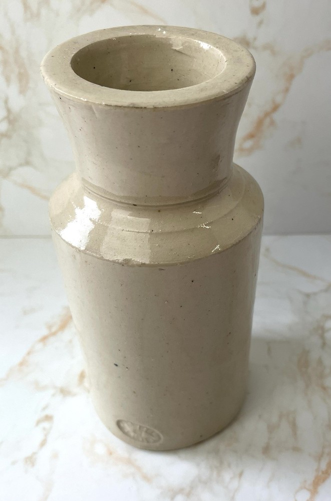 Victorian Stoneware Bottle Powell Bristol Small Storage Jar