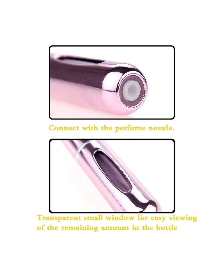 Refillable Perfume Atomizer Bottle, 4 Pack Portable Mini Cosmetic Pump...