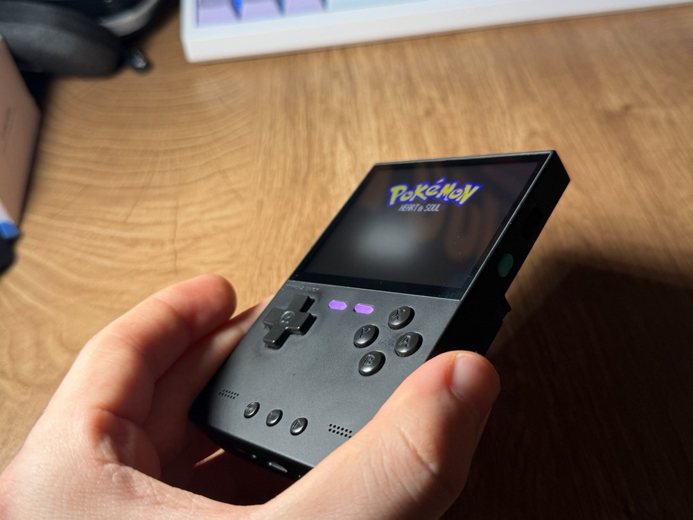 TrimUI Brick Black Open Source Handheld Game Console with 64GB