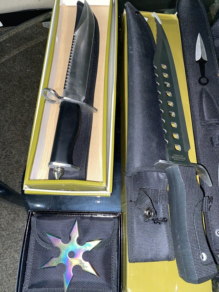 sword and knifes