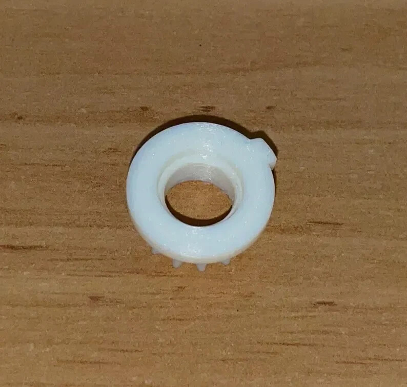 Technics SL-B2 SL-B3 turntable spindle gear replacement - 3D printed