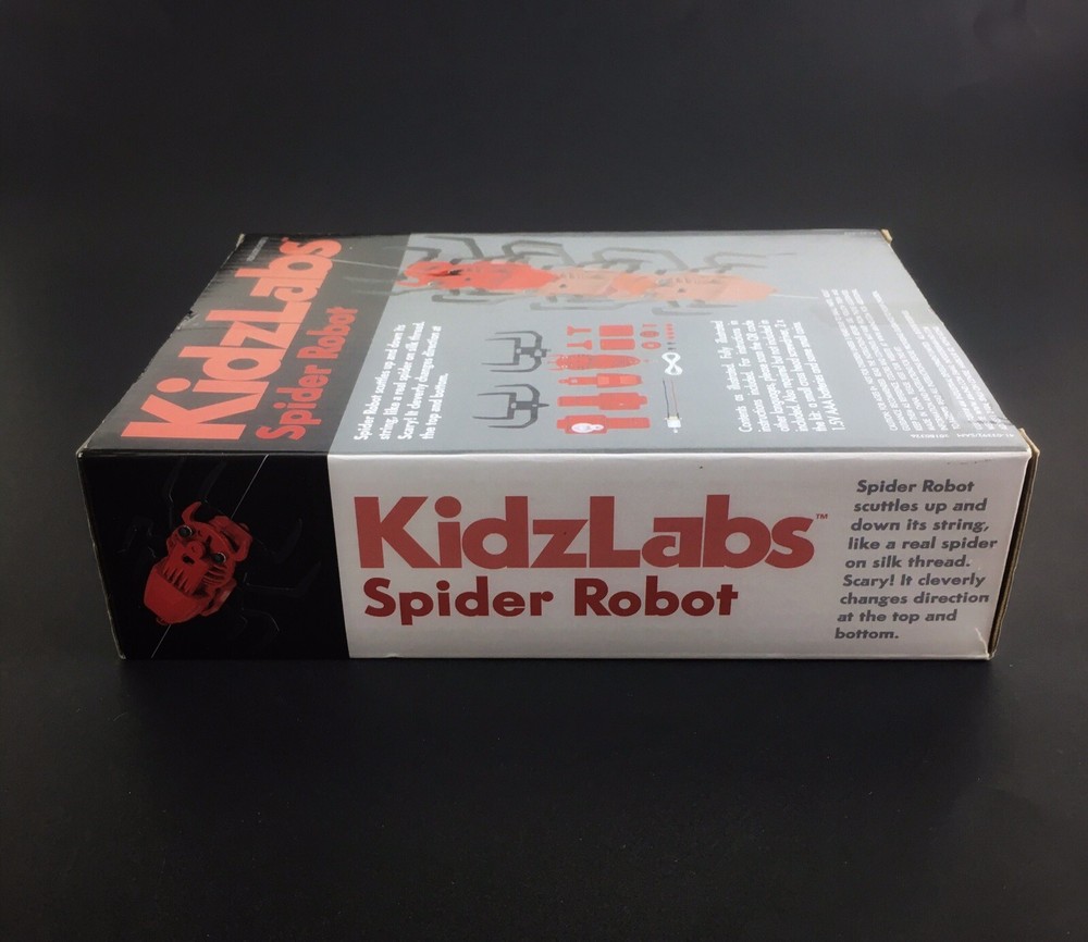 Spider Robot Building Kit Motor Powered Changes Directions Kidz Labs