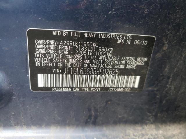 IMPREZA 2011 Transmission Shift Tested OEM
