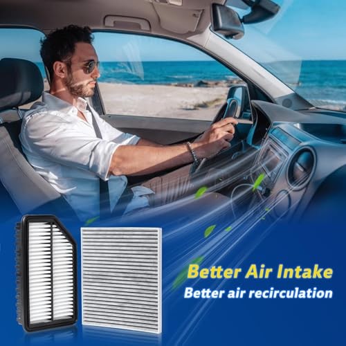 Cabin Engine Air Filter Kit for Veloster 2012 2013 2014 2015 2016 2017 1.6L