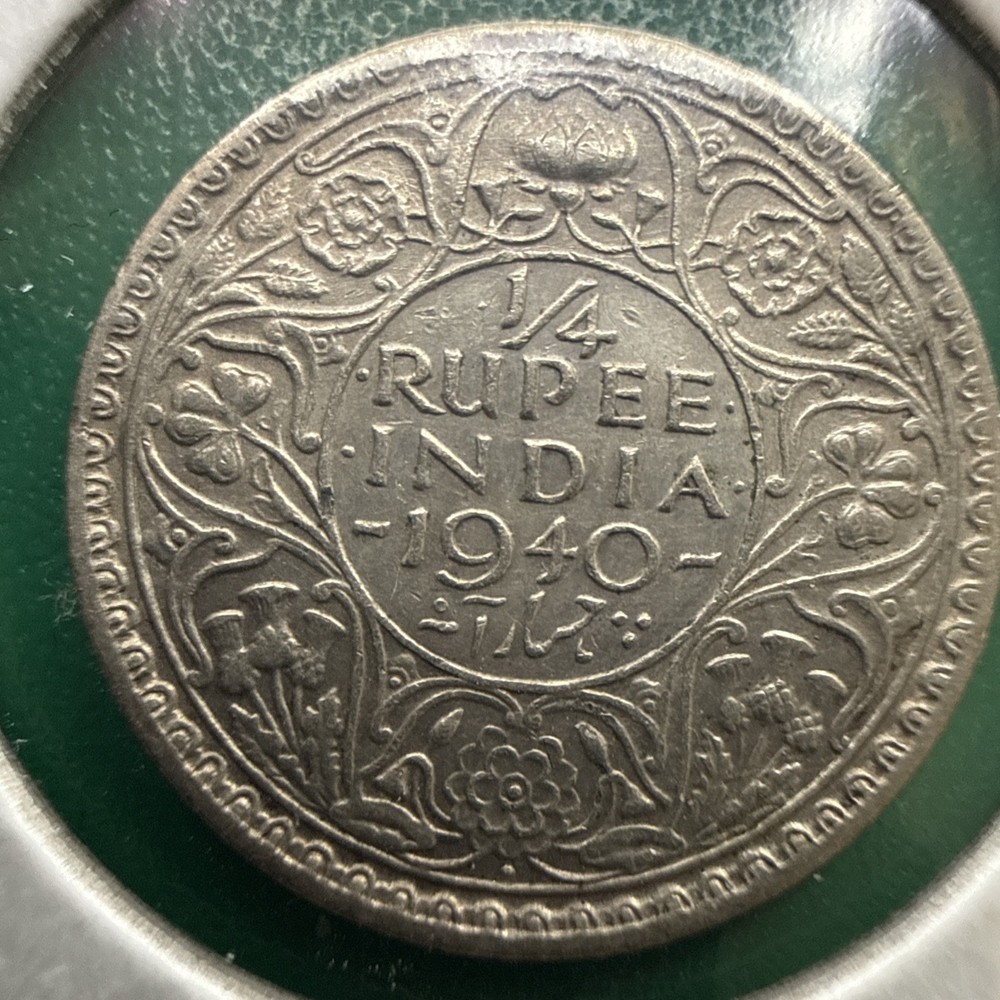 India 1/4 Rupee 1940B