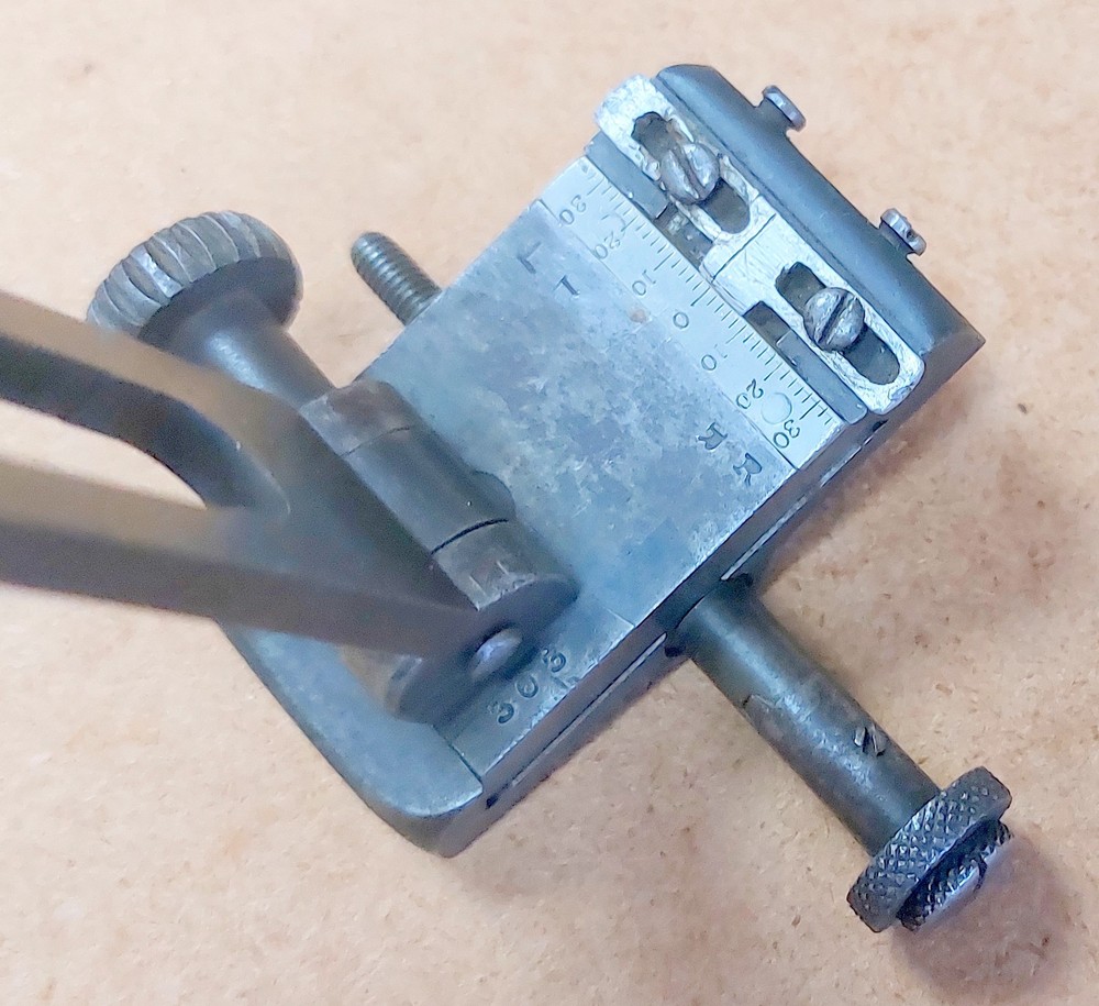 long range target rifle sight for back position shooting