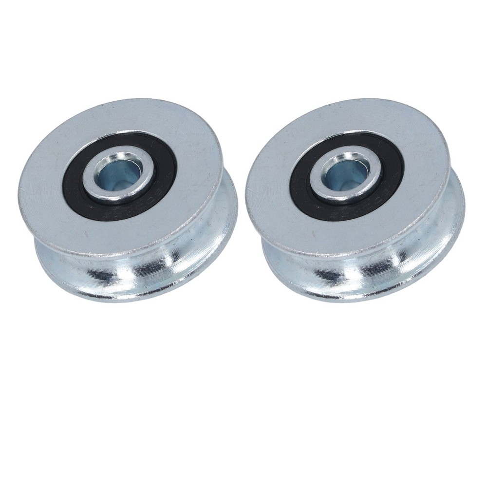 2 Pcs Pulley Rolling Wheel High Strength Load Bearing For Heavy Objects Premium