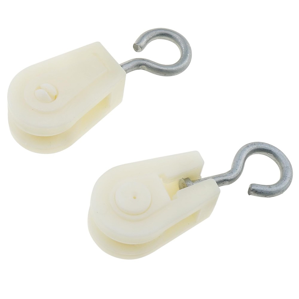 10PCS Nylon Hook Pulleys Plastic Mini Pulley Grip Rigging Blocks Suitable for Cl