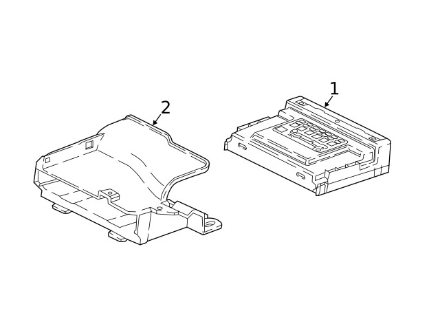 Genuine GM Body Control Module Bracket 84335619