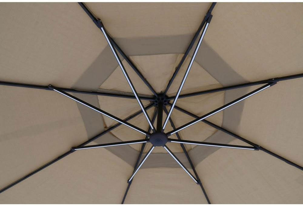 Replacement Canopy Top Cover for Hampton Bay LED Offset Solar Umbrella - WILL FI