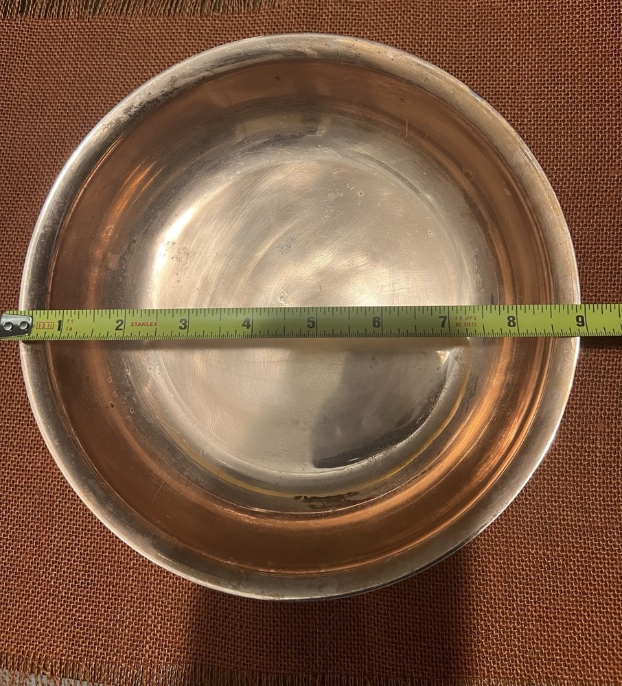 Colonial Virginia Three Footed Copper Bowl