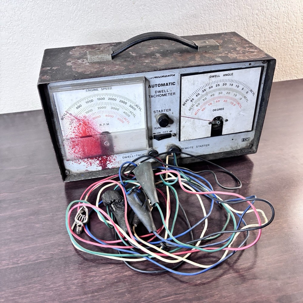 Vintage Micronta Automatic Dwell Tachometer Remote Starter
