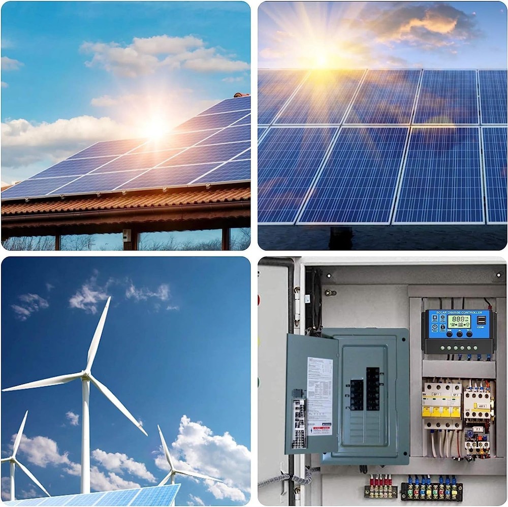 30A Solar Charge Controller with Auto Parameter, LCD & Dual USB Output