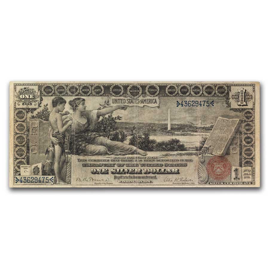 1896 $1.00 Silver Certificate Educational Note VF (Fr#225)