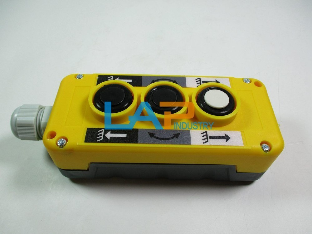 1 Pc. COP-3B Lifting And Unloading Tail Plate 3 Bit Crane Switch Button Box