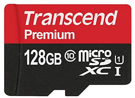 Transcend 128GB Premium microSDXC UHS-I Memory Card