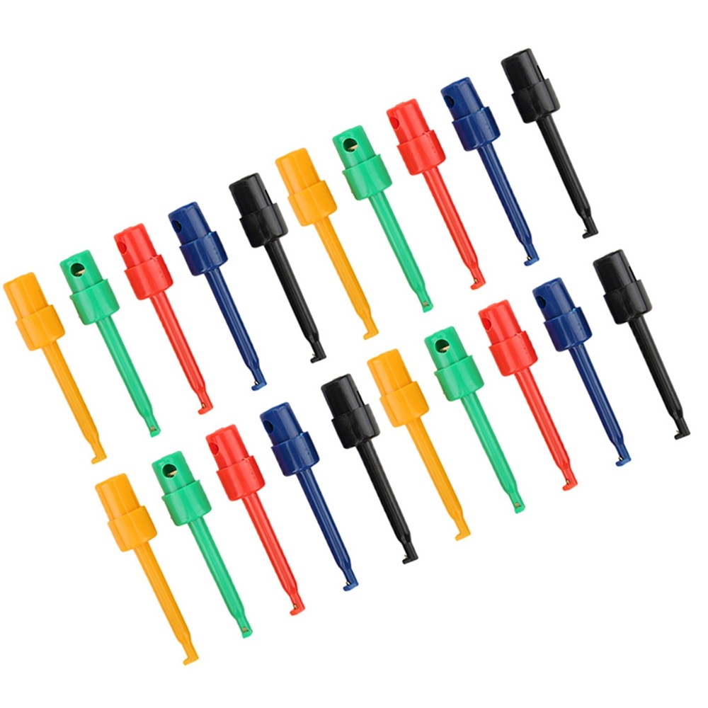 20x Large Test Hook Clip Grabber Test Probe For Testing Multimeter Test Hook