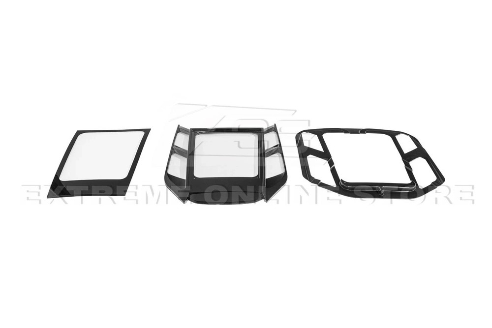 Fits 20-Up Corvette C8 Convertible HTC Tonneau Rear Hatch Upper Window Inserts