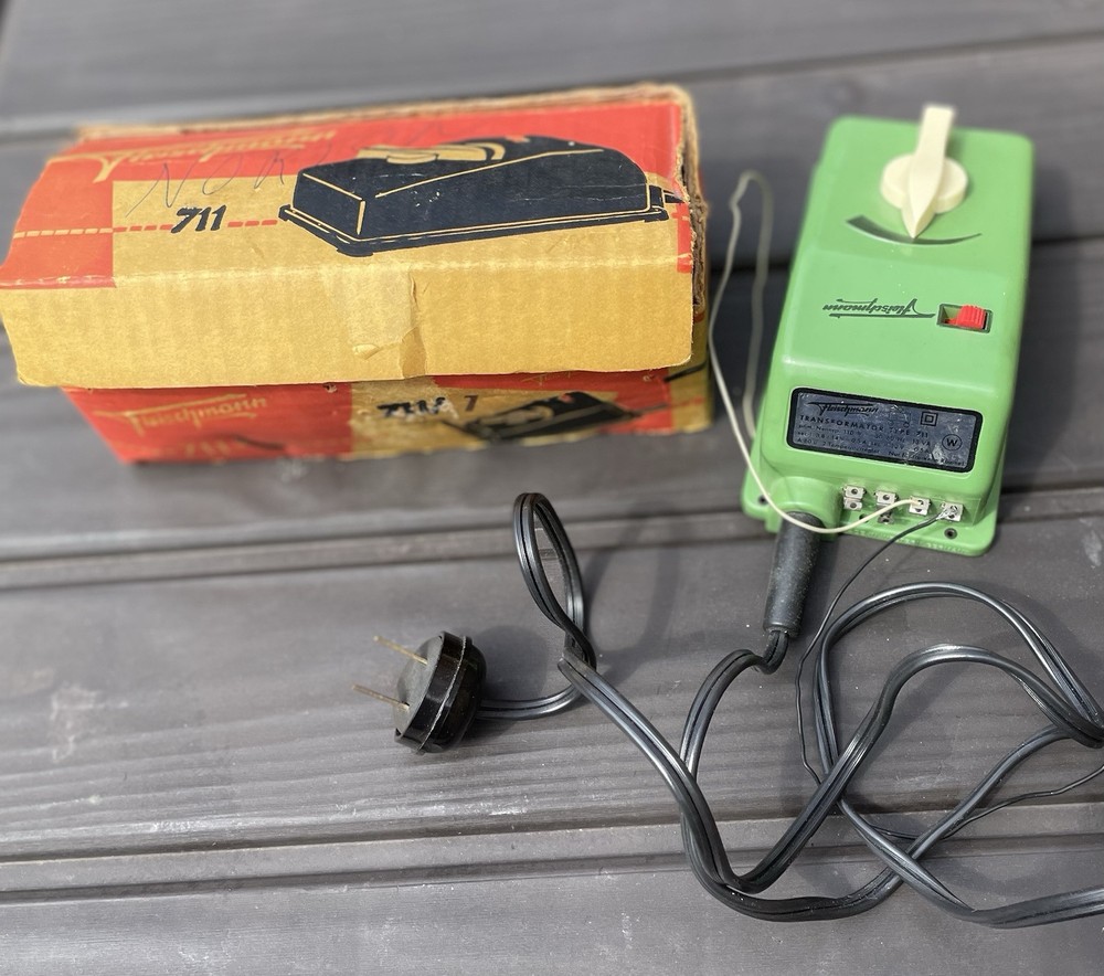 Fleischmann Transformer 110 Volt Type 711 For Use In Trains, Railroads Untested