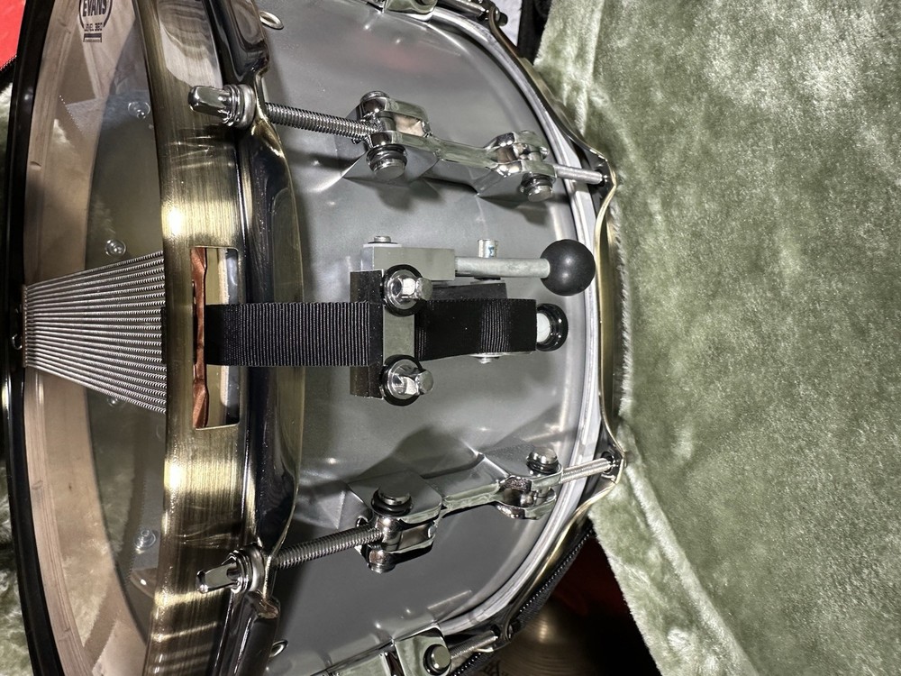 GMS Nickel Brass Maple Ltd Edition Snare Drum - Signed & Numbered