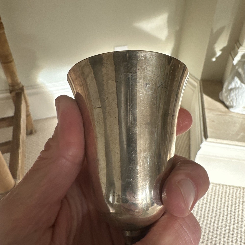 Large Silver-Plated Goblet Set ( 4 )
