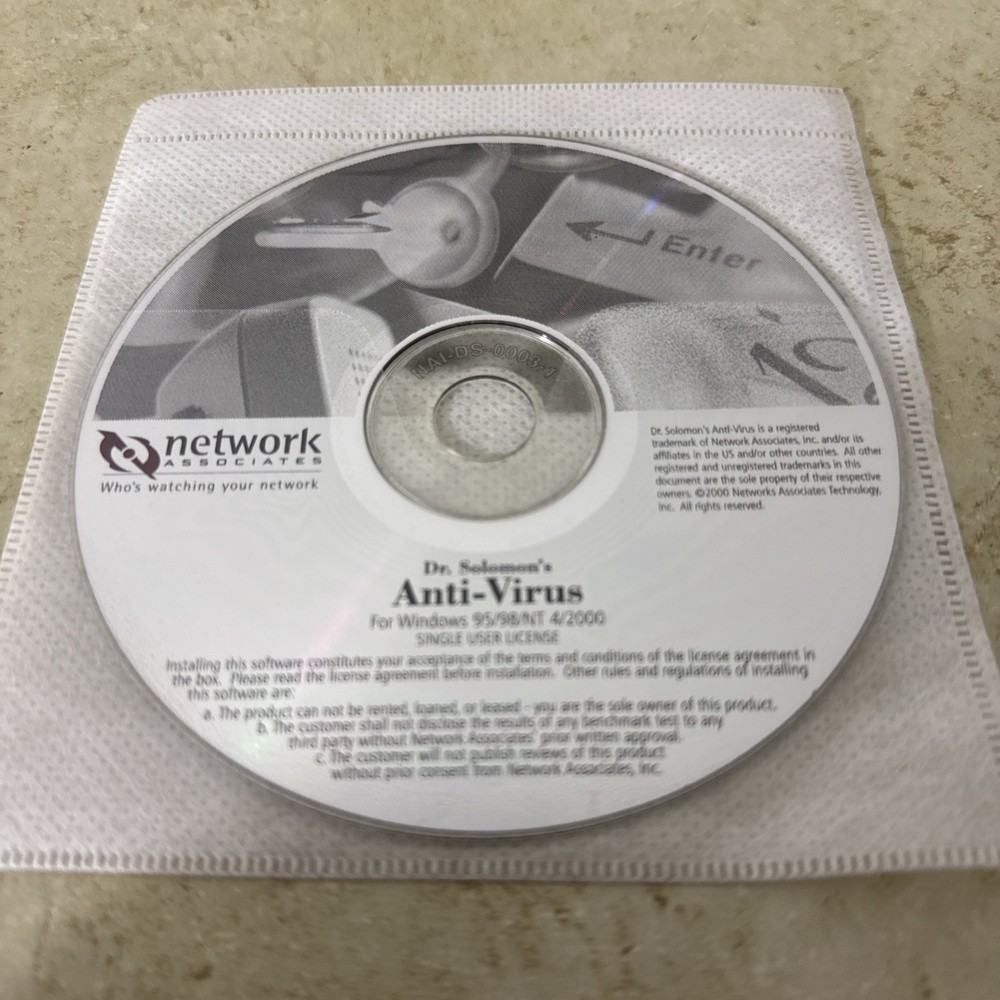 Dr. Solomon's Anti Virus for Windows 95/98/NT Disk