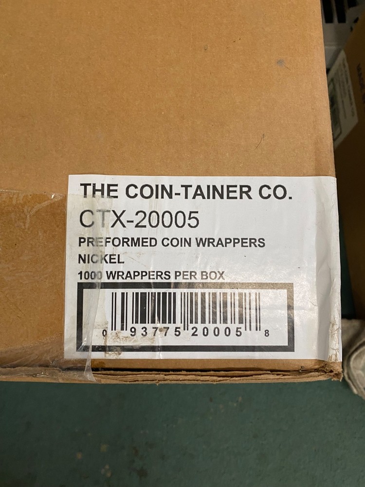 preformed nickel coin wrappers