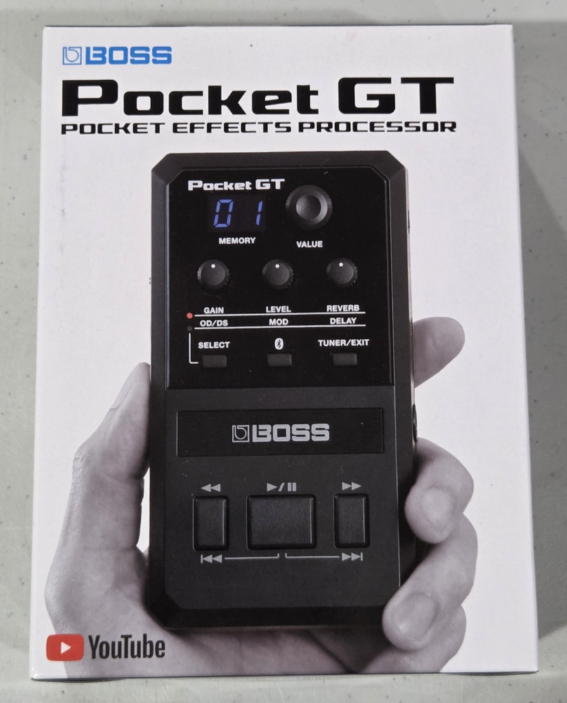 Boss Pocket GT Effects Processor WITH BOX Only Used 2 Times