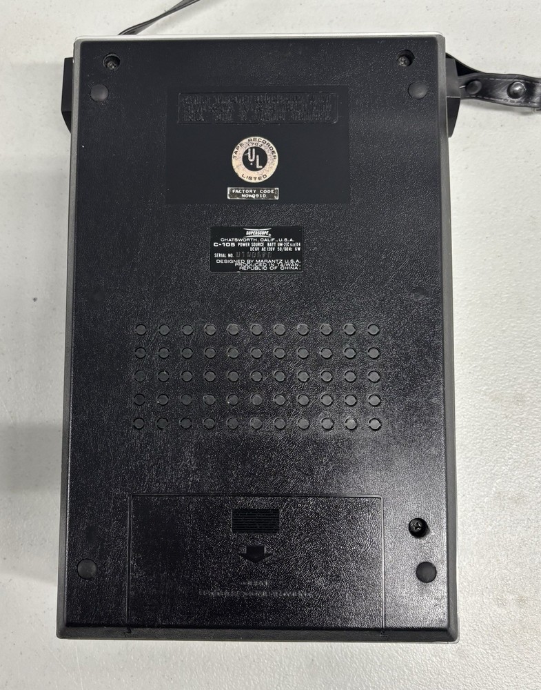 Superscope C-105 Vintage Cassette Deck Recorder Player