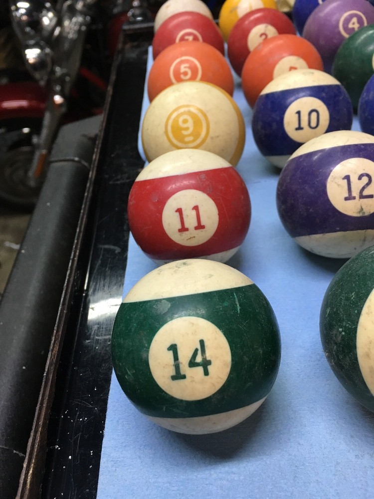 Vintage Billard Balls Pool Shift Knob