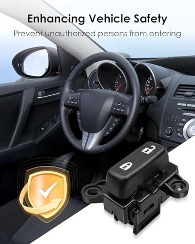 Front Driver Side Power Door Lock Switch Fits for Mazda 3 2010-2013 Mazda 6