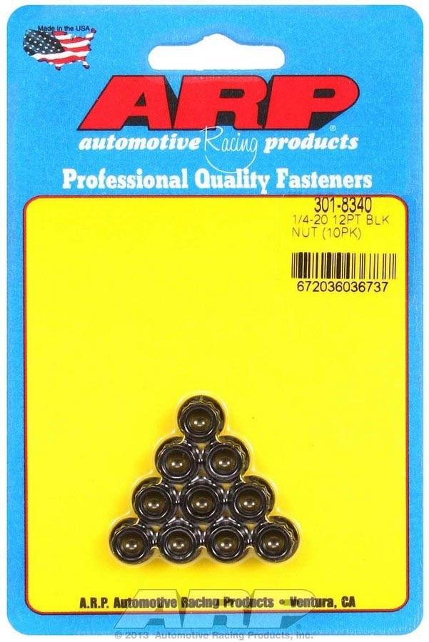ARP 1/4-20 12pt. Nuts (10) 301-8340