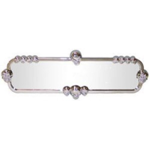SKULL REARVIEW MIRROR ~ CHROME with mount to replace OEM ~ by CIPA # 32001