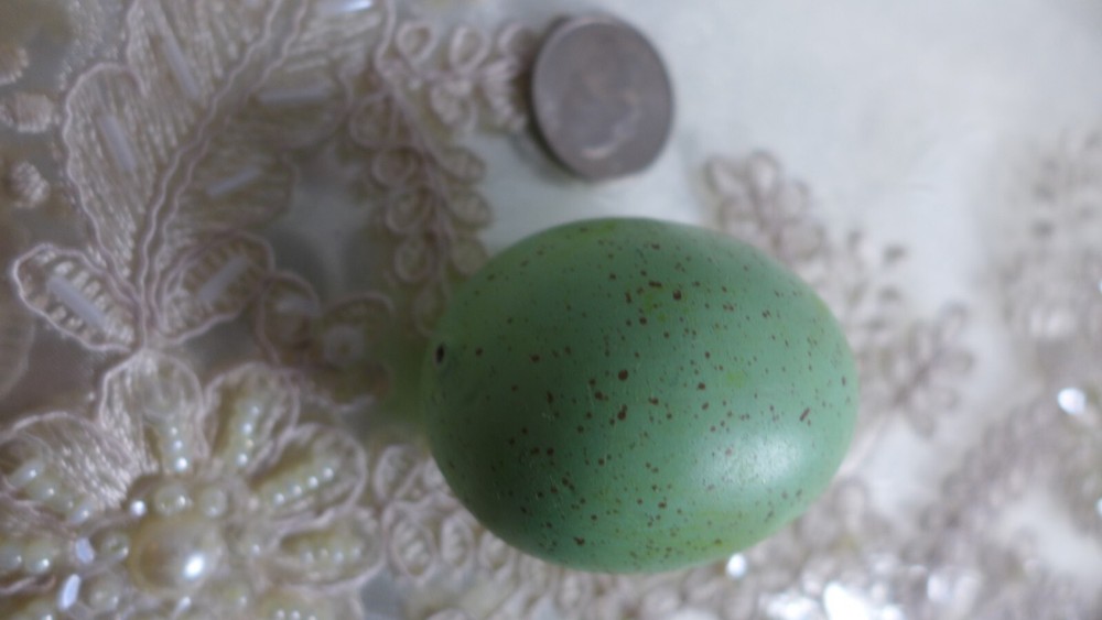 12 Speckled Pastel Blue Green Easter Eggs Decor Spring Basket Tier Set