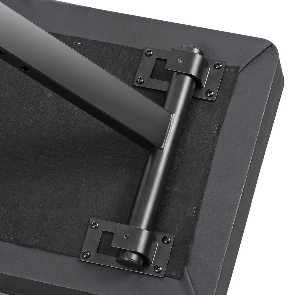 Adjustable Padded Keyboard Bench X-Style Folding Stool Piano Bench Black