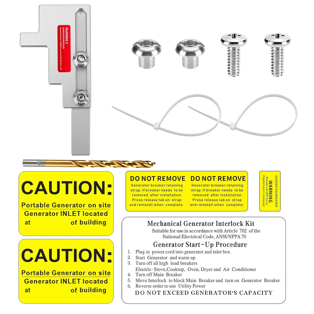 Generator Interlock Kit Professional Electrical Interlock Panel for Bryant 150 o