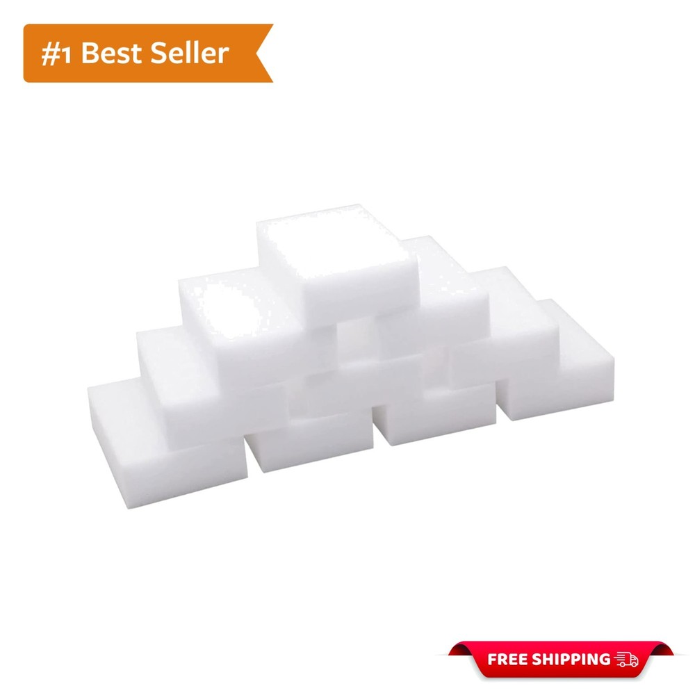 Versatile Cleaning Solution: 10 Pack Melamine Magic Sponge Erasers - 3.94x2.36in