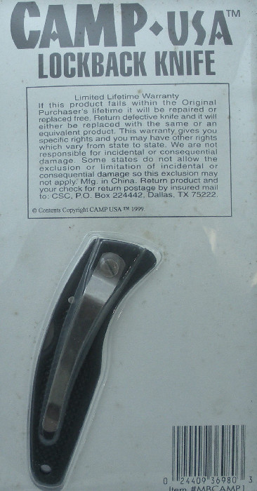 Meyerco MBCAMP1 Camp 6.75" Nylon Handle Knife