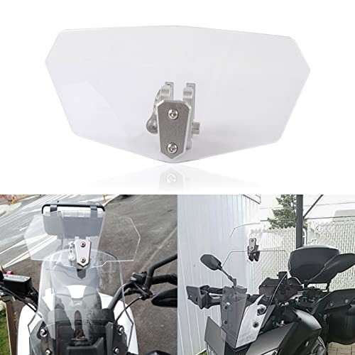 Universal Motorcycle Windshield Extension Adjustable Spoiler Windscreen