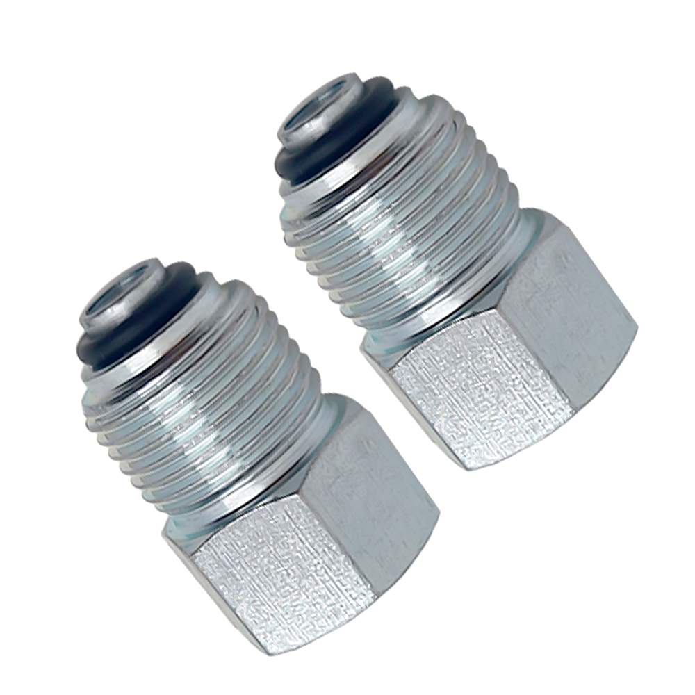 For GM Power Steering Adapter Fitting Inverted Flare Steering Box O-Ring 2PCS
