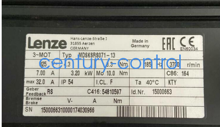 1pc MDSKSRS071-13 LENZE Electronic servo motor New DHL/UPS
