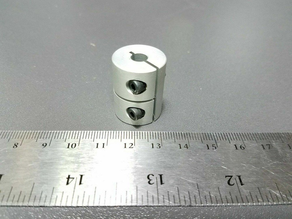3mm x 3mm Rigid Shaft Coupler CNC Stepper Servo Motor Coupling Clamp Type