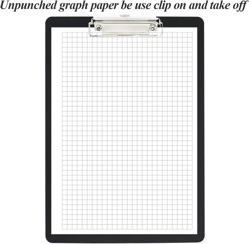 A5 Unpunched Grid Refill Paper - Graph Paper for Ring Binder/Discbound Notebook