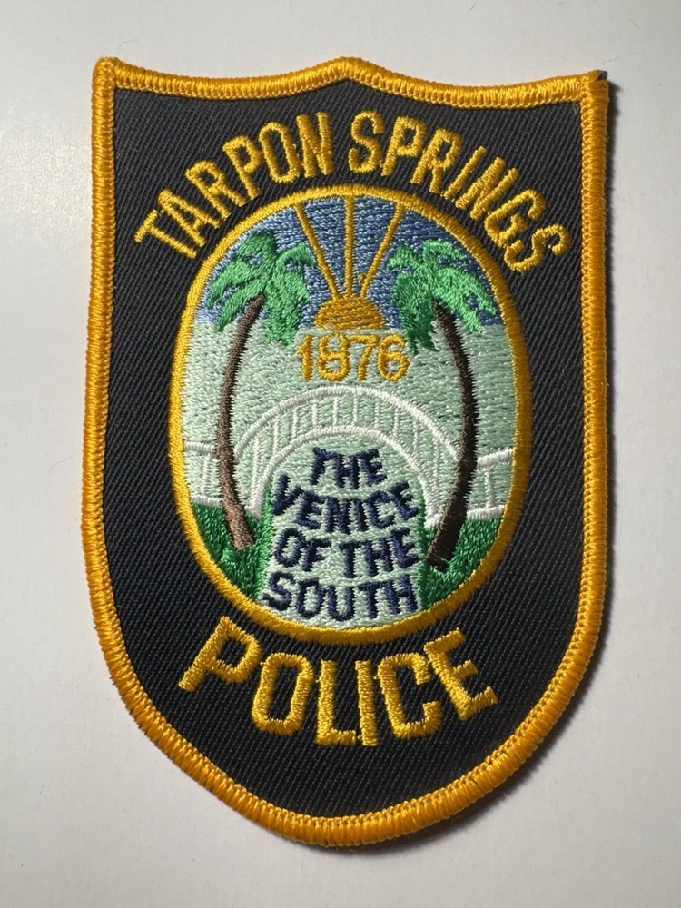 Tarpon Springs Florida Police Patch ~ New