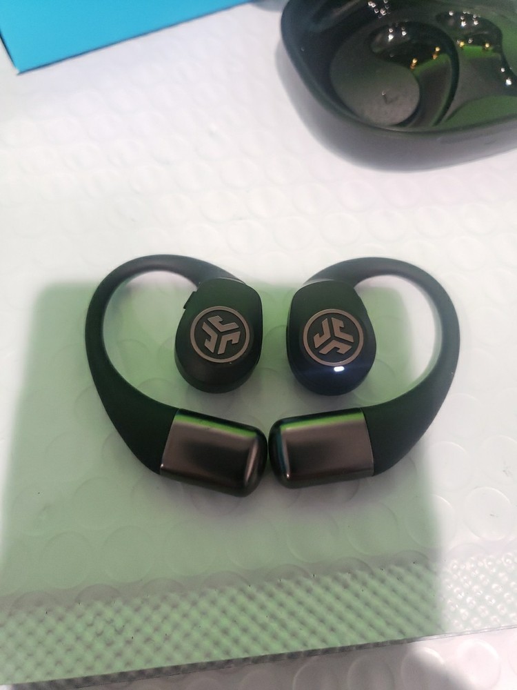 JLab - Epic Open Sport Air Conduction Wireless Earbuds - Black Open Box