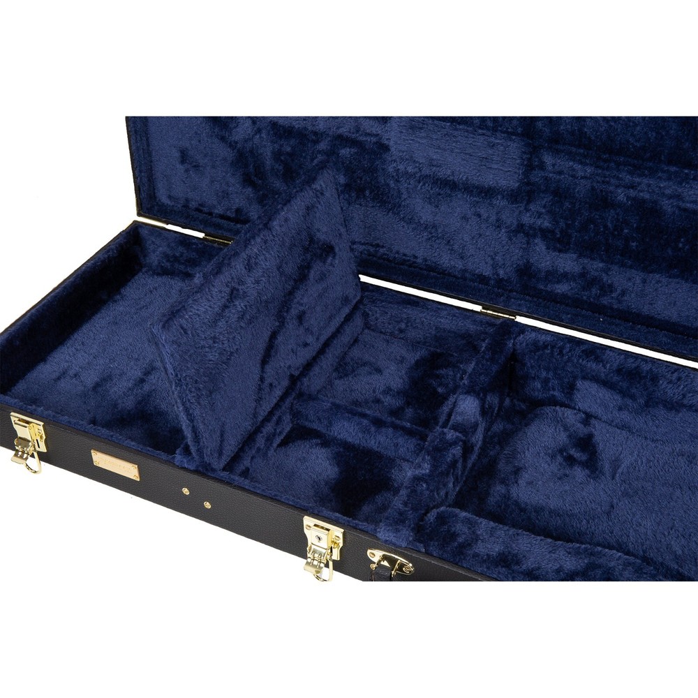 Crossrock PRS SE Hollowbody Electric Guitar Case, Rectangular, Black