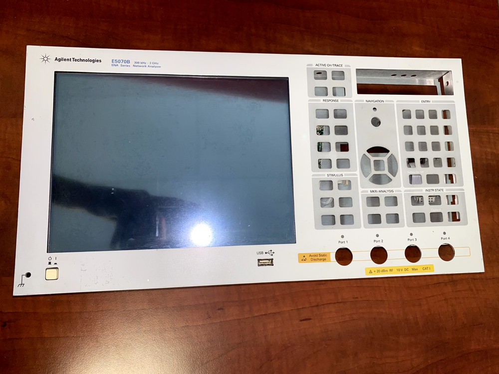 Agilent E5070B Front Display Panel  *AS SHOWN/ AS IS*