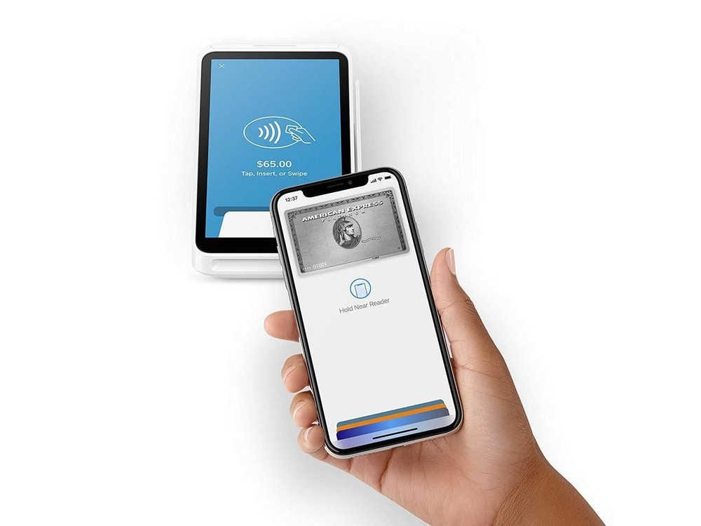 Square Terminal Handheld Card Reader - White - A-SKU-0584